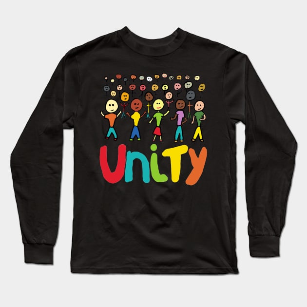 Unity Long Sleeve T-Shirt by Mark Ewbie